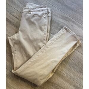 J. McLaughlin Size 6 Light Weight Tan Jeans Skinny